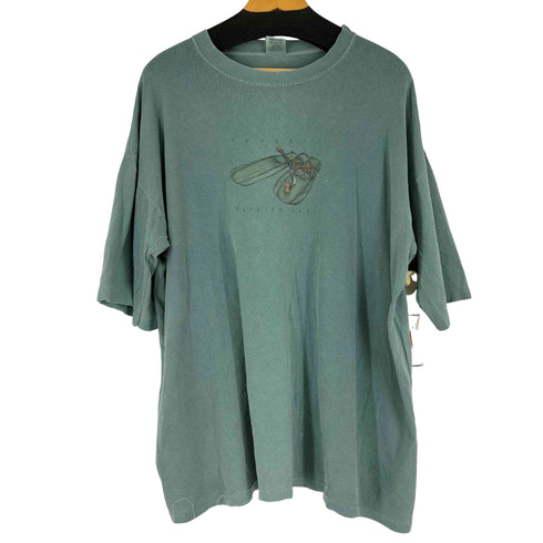 LAC RESORTWEAR 90S フロントプリント S/S Tシャツ メンズ import:XL
